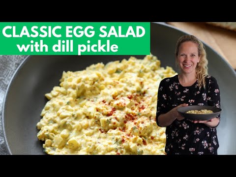 Dill Pickle Egg Salad | A Spring & Summer Salad to Meal Prep