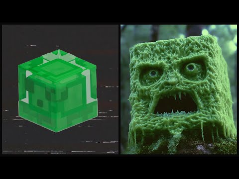 Real Life Minecraft Mobs in the Forest