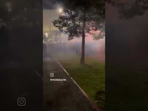 Hooligans Football🇫🇷Bordeaux vs Guingamp 24/02/2024Des violents affrontements sont déroulés après