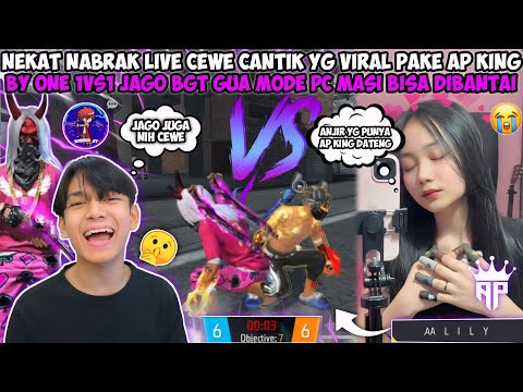 NEKAT NABRAK LIVE CEWEK CANTIK VIRAL YG PAKE AP KING DI TIKTOK!! BYONE 1 VS 1 JAGO BGT GW KEBANTAI?😱