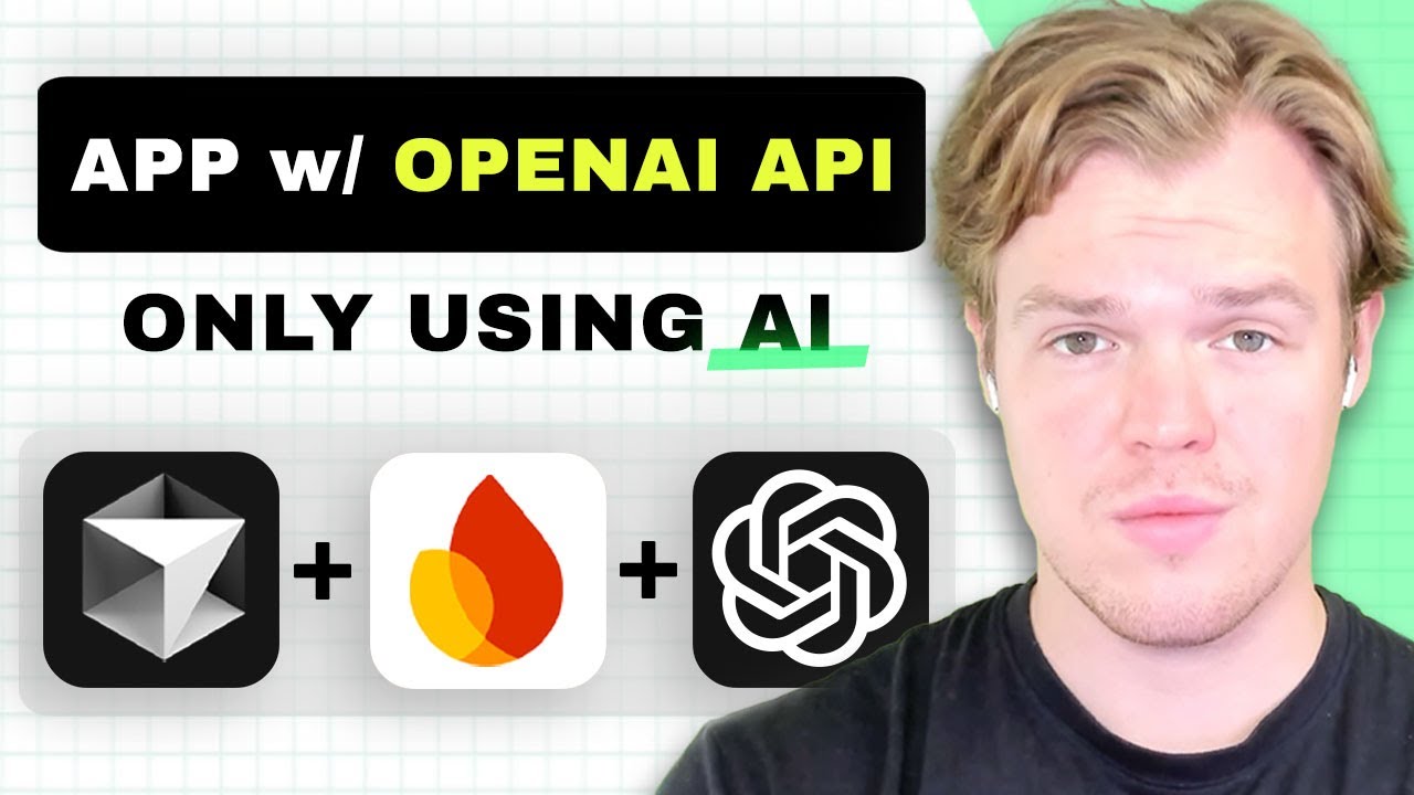 Build an app with OpenAI Functions using AI in 36 min (Cursor AI, ChatGPT, Firebase Functions)