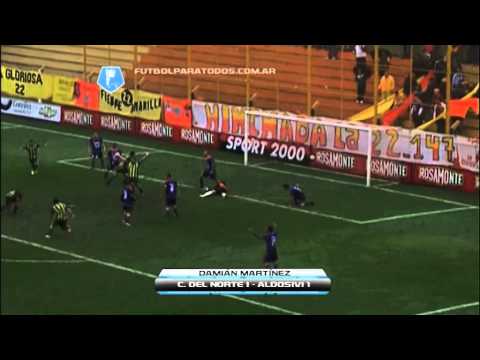 Los goles de Crucero del N. 1 - Aldosivi 1. Fecha 40. Torneo Primera B Nacional.