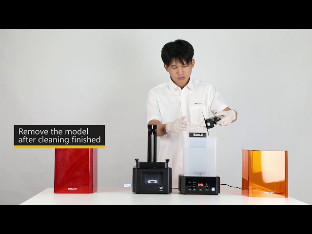 Machine à laver et à durcir Creality UW-02 video