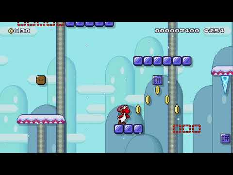 Surpassing the Snowflake Summit by Mark Fox - Super Mario Maker 2 - No Commentary 1bv 1bw