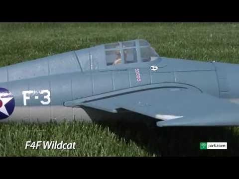 ParkZone F4F Wildcat BNF Electric Rc Airplane Warbird