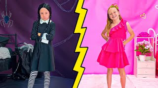 Розовое против чёрного детский челлендж