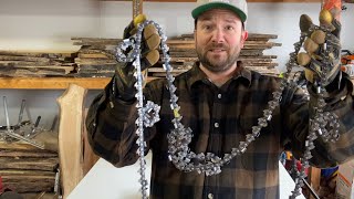 How to EASILY Untangle a Chainsaw Chain