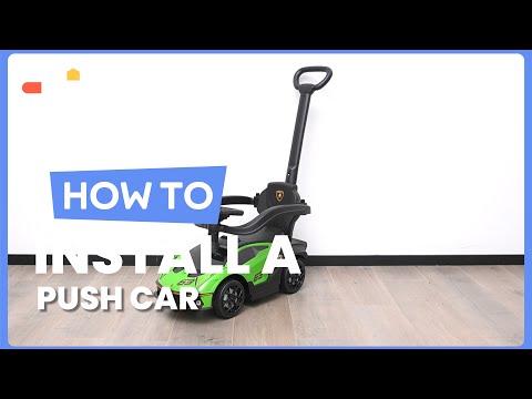 How to Install the 3-in-1 Licensed Lamborghini Ride on Push Car | TQ10118 #costway #howto