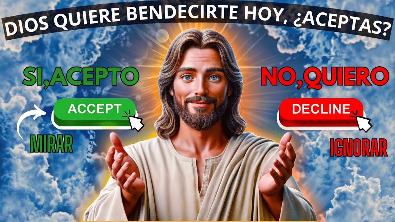Dios dice: Piensa bien antes de ignorar esta bendición de Dios, hijo | Mensaje de Dios hoy para ti