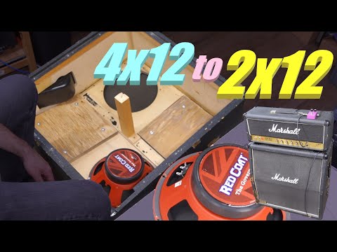 Converting my Marshall 4x12 to a 2x12