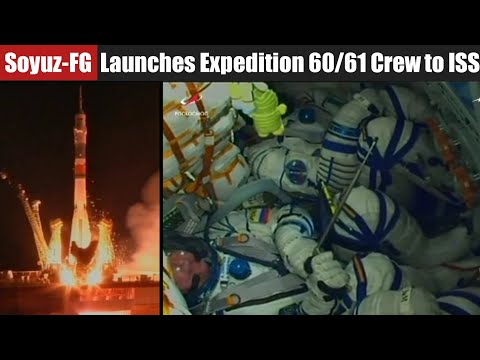 Soyuz-FG Rocket Successfully Launches Expedition 60/61 Crew to ISS | Highlights