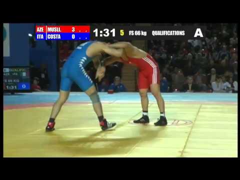 SWEC-2013 Mahammad MUSLUMOV (AZE) - Angelo COSTA (ITA) 1/16 final