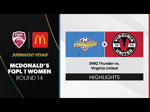 McDonald's FQPL 1 Women R14 - SWQ Thunder vs. Virginia United Highlights