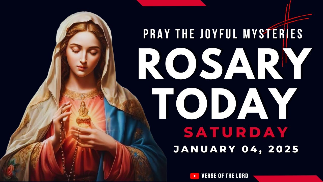 ROSARY SATURDAY 💜 Rosary Today January 04 💜 Joyful Mysteries of The Rosary