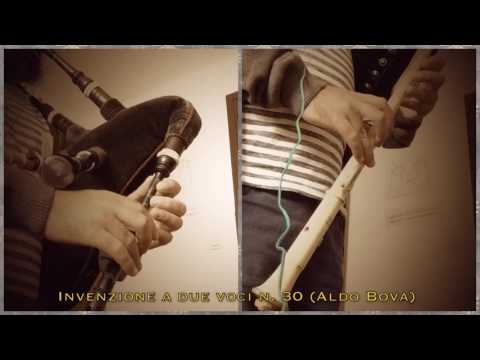 Invenzione a due voci n. 30 (Aldo Bova) en Gaitas de fol soprano e tenor