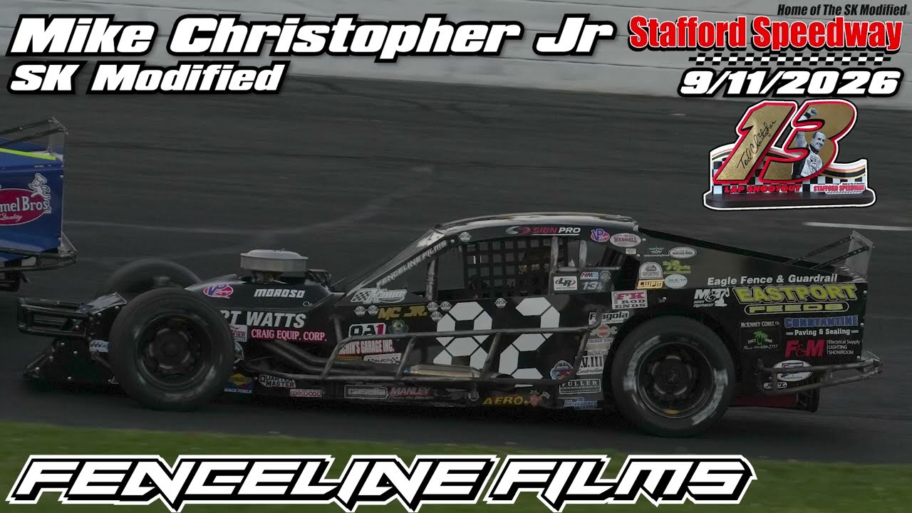 Mike Christopher Jr. SK Modified Shootout at Stafford Speedway