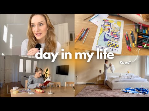 1 Tag in Leben einer Vollzeit Künstlerin 👩🏼‍🎨💫  (23 Jahre)