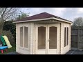 Palmako Melanie 1 Corner Summerhouse from Cabins Unlimited