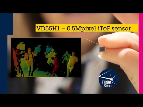 ST@MWC2022 - VD55H1 0.5Mpix ToF sensor - 3D camera demo