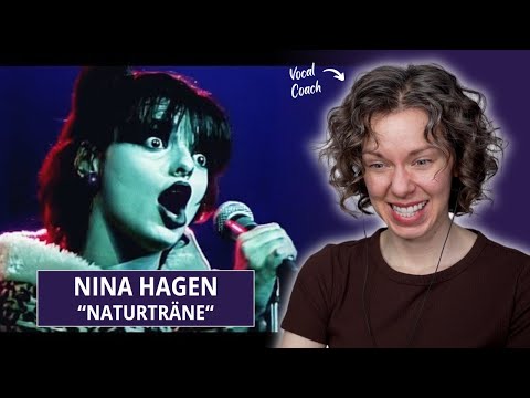 Vocal Coach Reacts to Nina Hagen performing "Naturträne" LIVE