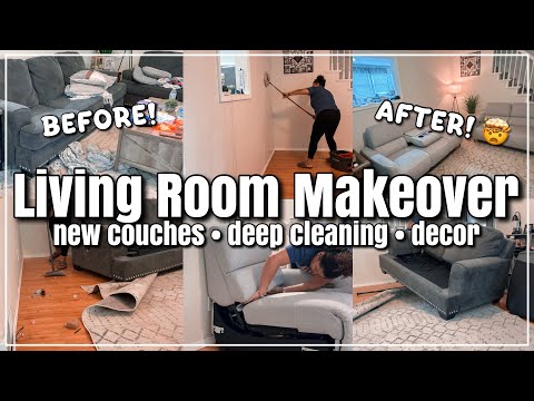 Living Room Makeover Refresh 2025 | New Furniture ft Aliving Home + Deep Cleaning