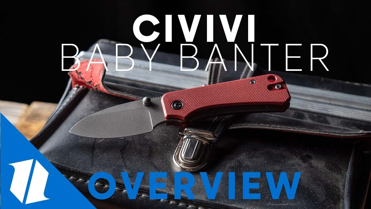 CIVIVI Baby Banter Liner Lock Knife Black G-10 (2.3" SW Nitro-V) C19068S-1