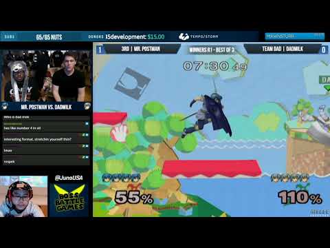 Master Hand Monthly (July 2018) - 3rd | Mr. Postman (Marth) vs. DadMilk (Marth) - SSBM - WR1