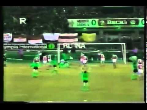 Werder Brema - Dundee United 1-1 - Coppa U.E.F.A. 1982-83 - ottavi di finale - andata
