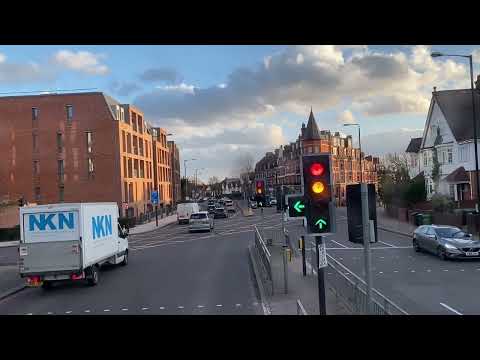 LONDON BUS ROUTE 328 (GOLDERS GREEN TO CHELSEA WORLDS END)