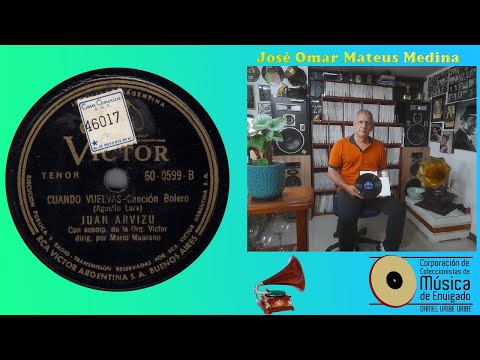 CUANDO VUELVAS - JUAN ARVIZU - Cancion Bolero (Agustin Lara) ℗ 1944