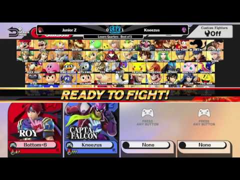 Sweaty Saturday Losers Quarters - PoW!|Junior Z (Roy) vs Kneezus (Captain Falcon)