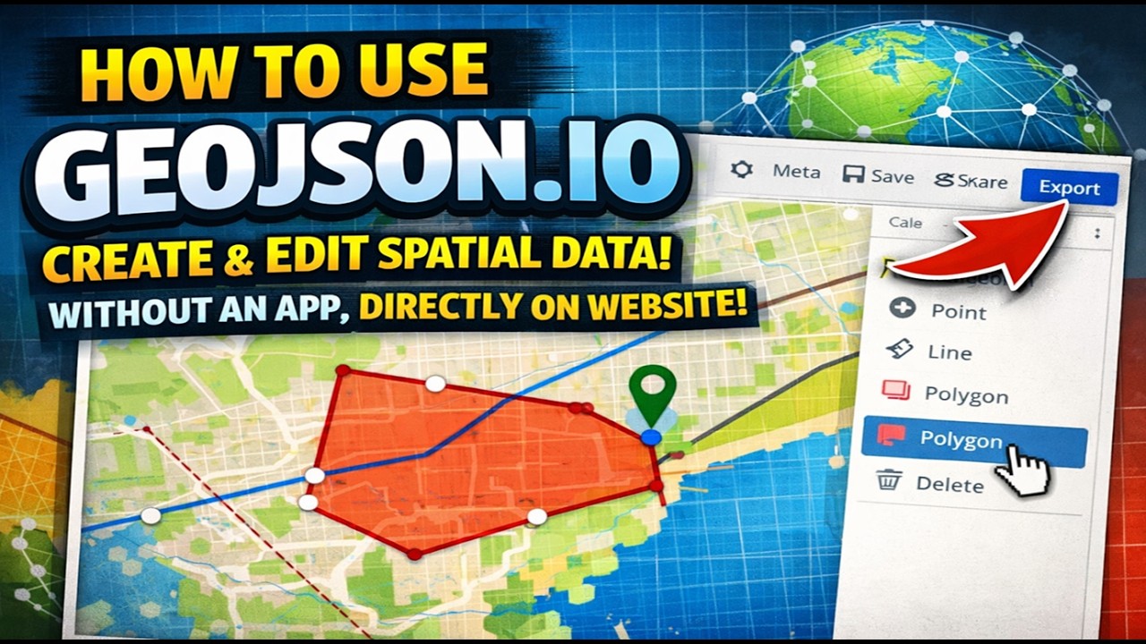 Create & Edit Spatial Data Online (No Software Needed!) | GeoJSON.io Tutorial