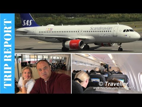 Reveja o voo da SAS Scandinavian Airlines - Airbus A320 em classe econômica Estocolmo Arlanda para Copenhague