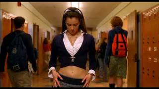 Not Another Teen movie (2001) Mia Kirshner schoolgirl Entrance
