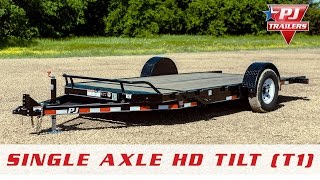PJ Single Axle HD Tilt (T1) Introduction