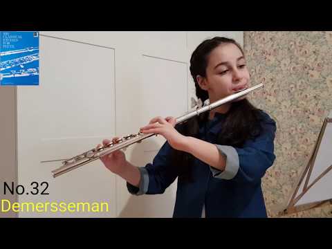 100 classical studies for flute / No. 32 Demersseman