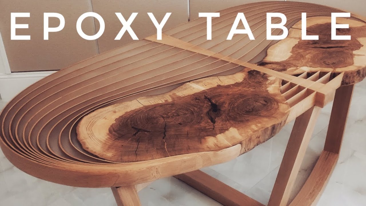 AMAZiNG EPOXY TABLE - LuNGS | СТОЛ ИЗ ЭПОКСИДНОЙ СМОЛЫ.