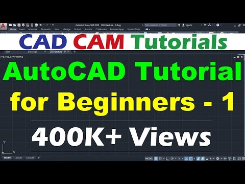 AutoCAD Tutorial for Beginners - 1 Video