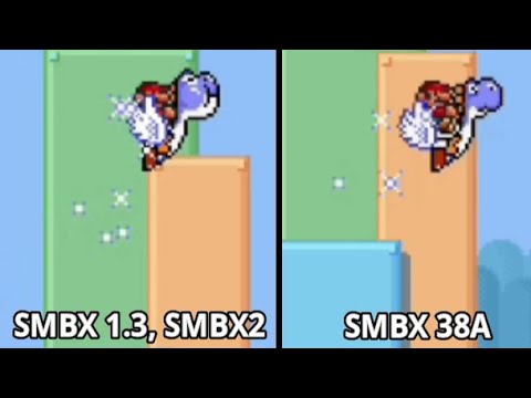 Differences Between Versions of Super Mario Bros. X (SMBX 1.3, SMBX 38A, SMBX2)