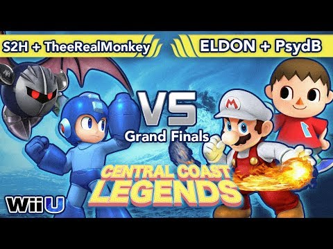 CenCoast Legends - S2H & TheeRealMonkey Vs. ELDON & PsydB - Doubles GF Set 2, 2nd Half - Smash Wii U