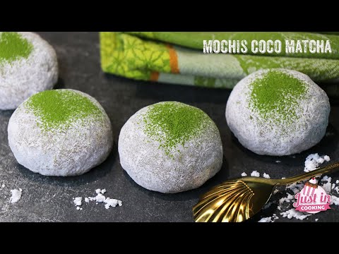 Recette mochi cake vert au matcha et à la noix de coco