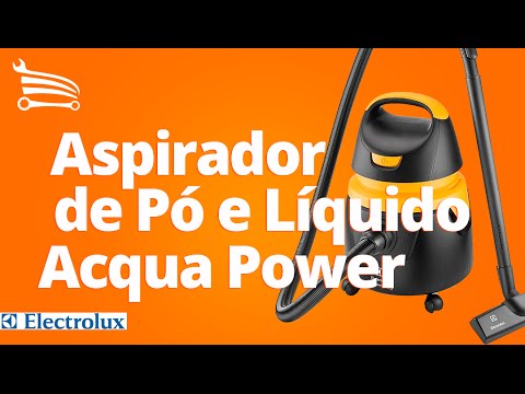 Aspirador de Água e Pó Electrolux Acqua Power 10L 1200W  - Video