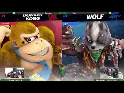 SU@GU 1-22 (Losers Semis): Kero (Wolf/Greninja) vs Kerchak (DK)