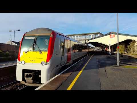 Driver Of 175113 Waves Departing Llanelli On Transport For Wales Service To Crewe
