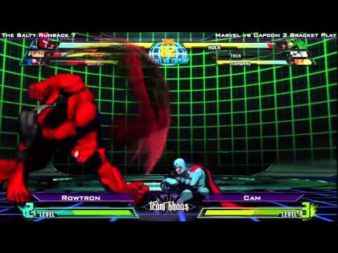The Salty Runback 7 MvC3 - Rowtron vs Cam