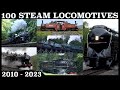 100 Steam Locomotives