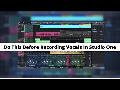 5 Things To Do Before Recording Vocals In  Studio One 5