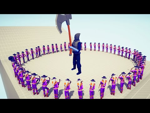 100X POACHER vs EVERY UNİT RİNG - Totally Accurate Battle Simulator TABS