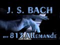 Johann Sebastian BACH: Allemande in C minor, BWV 813