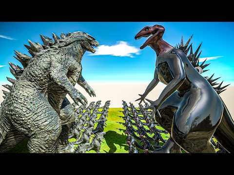 Growing Godzilla 2014 VS Godzilla Bloodbath Size Comparison